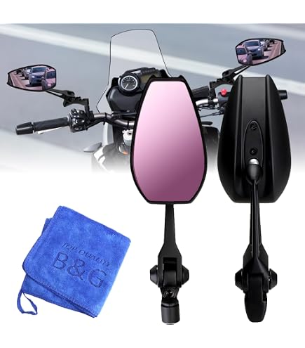Amazon | BigOne 車検対応 ミラー 左右セット 純正タイプ 黒 汎用 NMAX